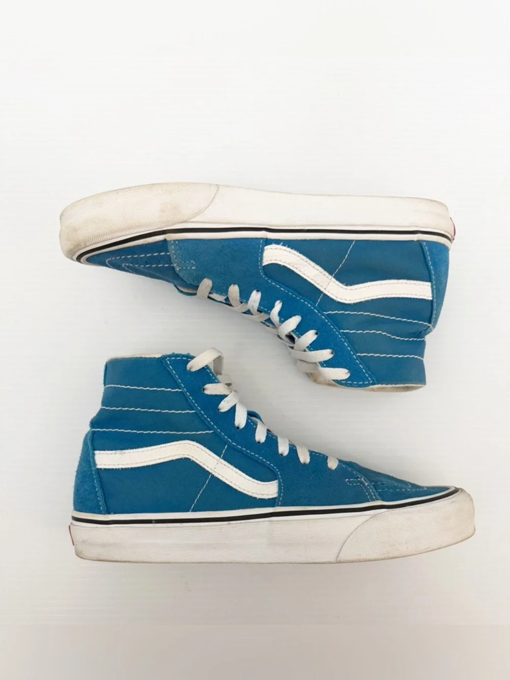 Vans Sk8-Hi Tapered Color Theory sneakers in the Mediterranean Blue